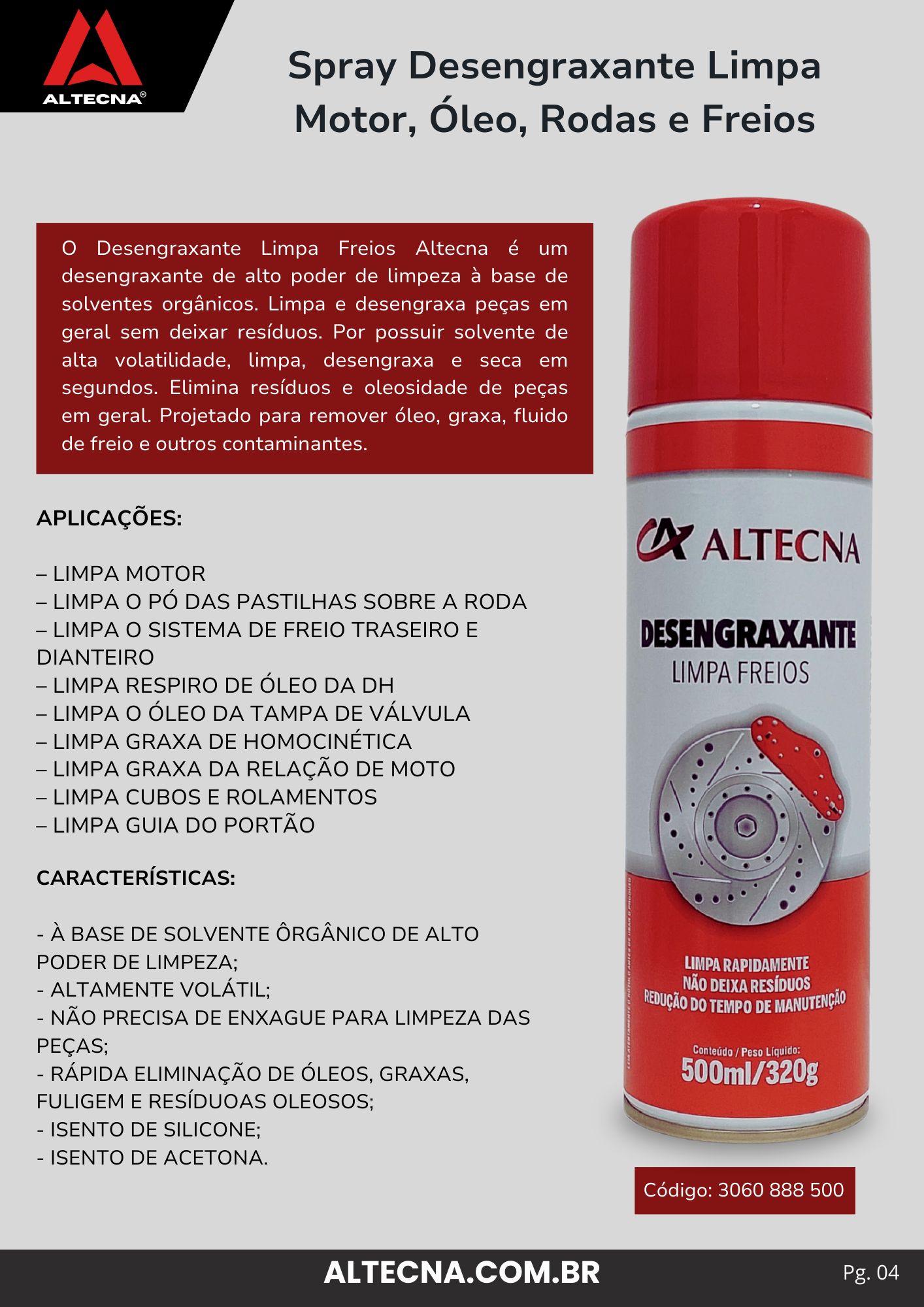 Desengraxante Spray